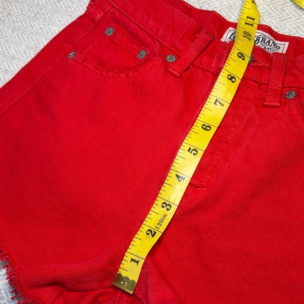 Lucky Brand Red Jean Shorts.  Size 00 - Picture 7 of 12